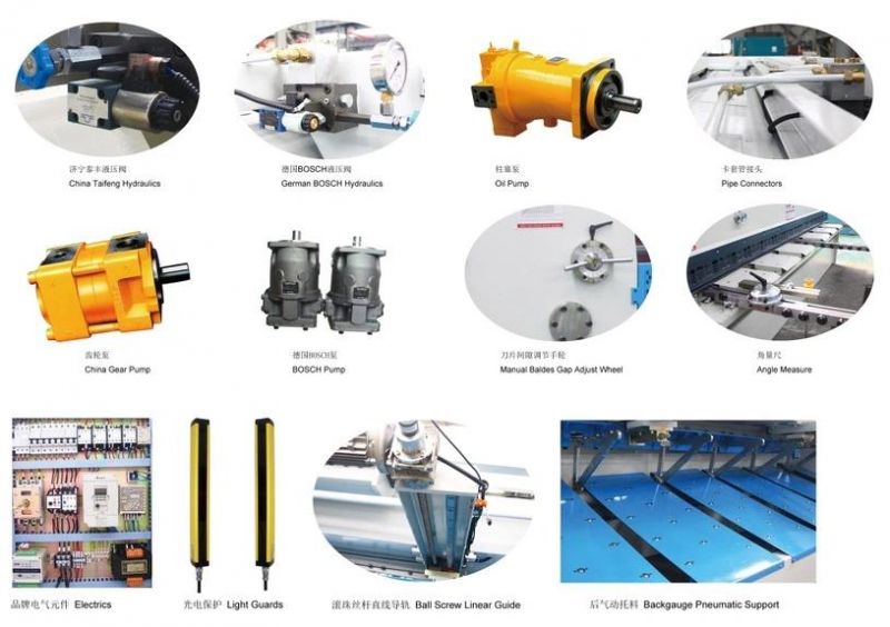 QC12k-6*2500mm Hydraulic Sheet Metal Pendulum Shearing Machine
