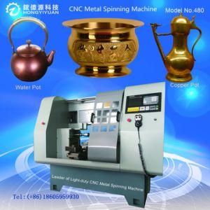 Mini Automatic CNC Metal Spinning Machine for Lighting Products (Light-duty 480C-37)
