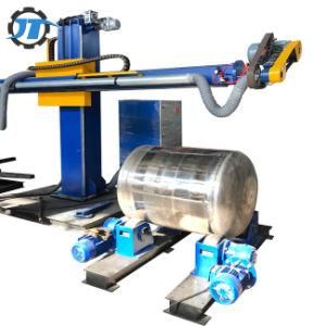 Abrasive Belt Tank &amp; Dish Head Polishing Buffing Machine for Stainless Steel