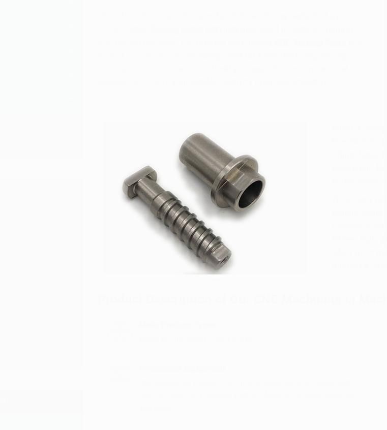 Precision Auto Precision CNC Turning M8X1.5 Hexagon Brass/Aluminum/Steel Bolt and Nut Screws
