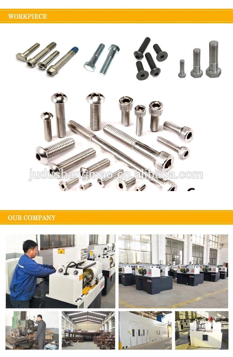 Multifunction Hydraulic Screw Nut Bolt Making Thread Rolling Machine