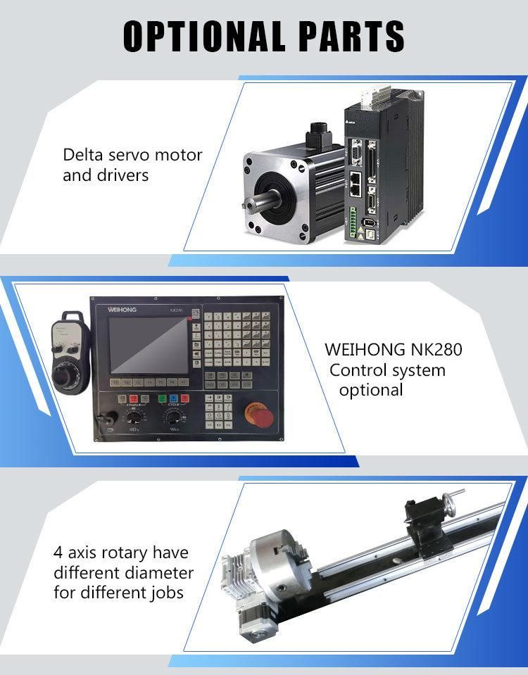 Professional Aluminum Cutting CNC Gear Wheel Gear Milling Machine 3 Axis 4 Axis Metal Carving Machine