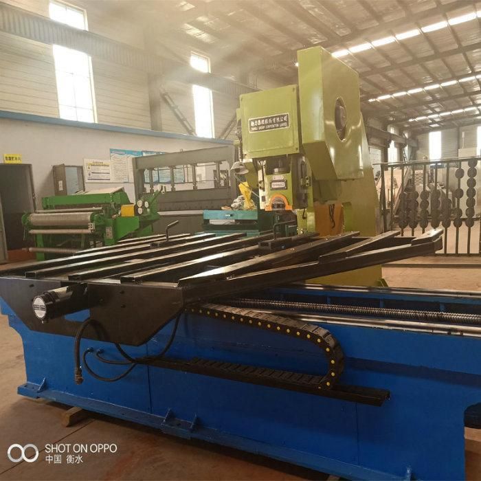 PLC Metal Sheet Hole Pouching Perforated Machine