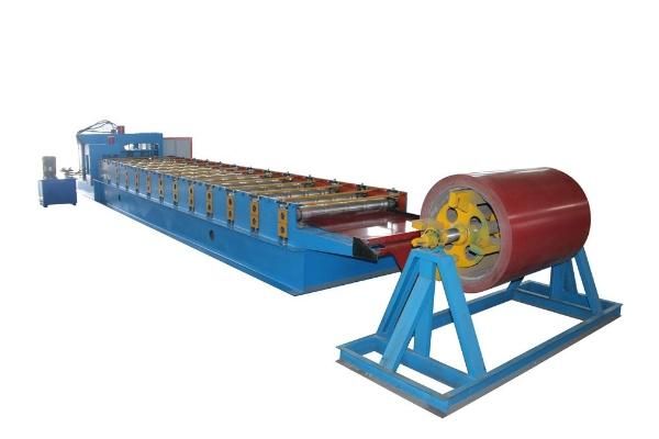 Trapezoidal Roofing Sheet Rib Type Plate Ibr Box Profile Roof Tile Panel Making Roll Forming Machine Machinery