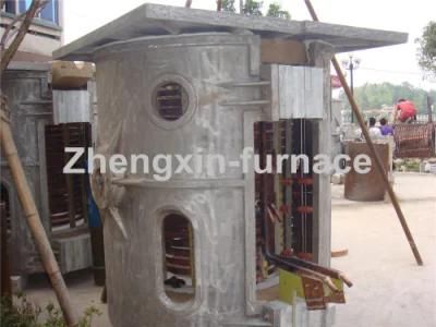 1t Induction Melting Furnace for Aluminum Scrap