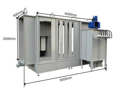 Automatic Filter Powder Coating Booth for Fast Color Change
