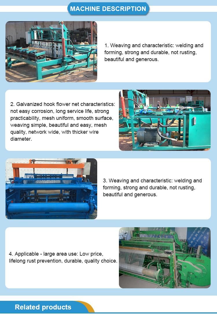 Automatic 2-6mm Crimped Wire Mesh Weaving Machine