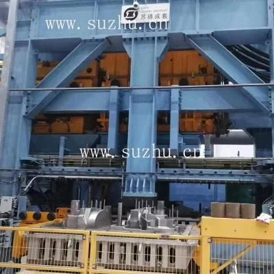 Static Pressure Horizontal Automatic Green Sand Molding Production Line, Foundry Machine