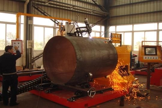 3D CNC Pipe Profile Plasma Bevel Cutter