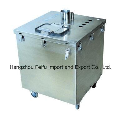 Stainless Metal Powder Hopper Powder Container Powder Parrel