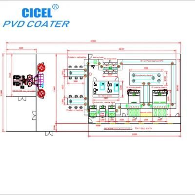 Cicel UV Spray Painting System for Plastic Vacuum Metallizing Plant