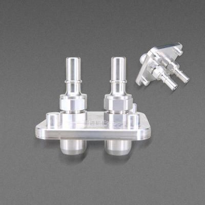 OEM High Precision Stainless Steel CNC Machining for New Energy Auto Motorcycle Spare Parts Battery Pack Cooling Connecting Pipe Fittings