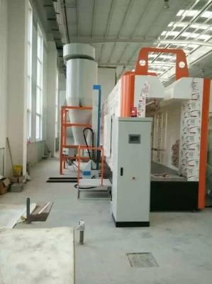 Automatic Powder Coating Booth Large Cyclone Recycling System