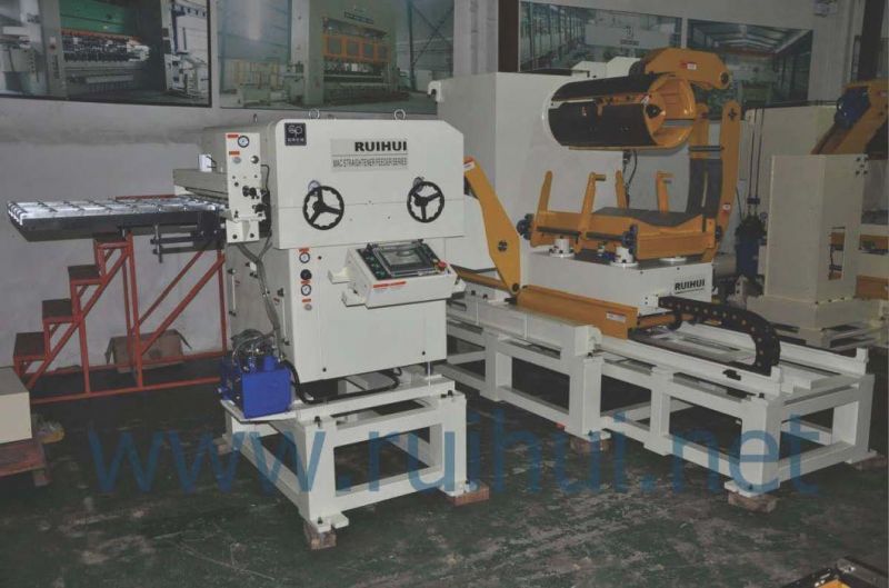 Servo Motor Material Feeder Straightener and Uncoiler 3 in 1 Made in China (MAC2-800)