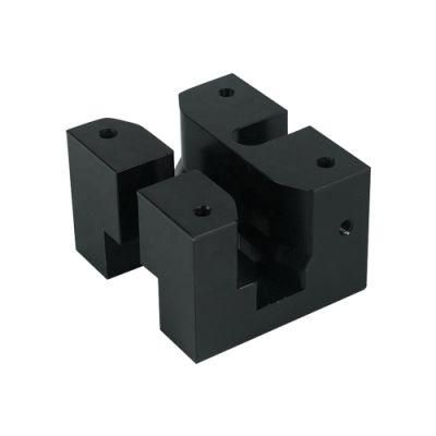 Precision Customized 5 Axis CNC Milling Service Machining Metal Block Machined Anodized Aluminum Mechanical Component