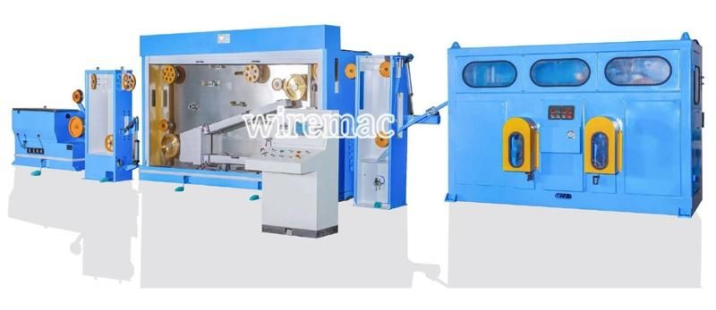 Fully Immerged 13 Dies Slip Type Heavy-Duty Copper Rod Breakdown Machine