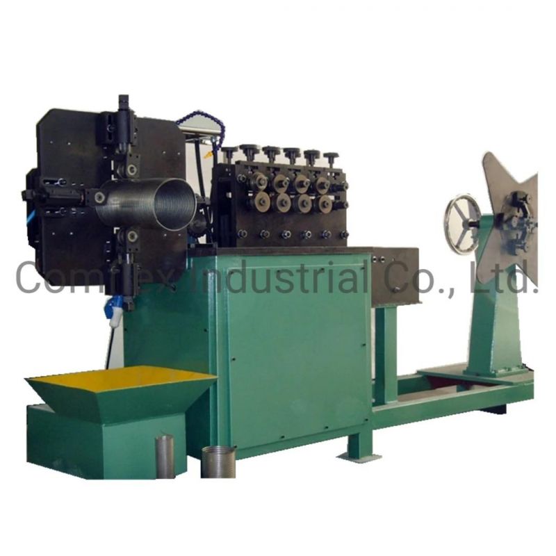 Round/Polygon Interlock Flexible Exhaust Pipe Making Machine