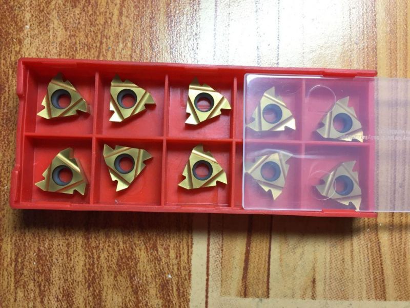 External Tungsten Carbide Threading Inserts 16er AG60 Threading Turning Tool Holder Carbide Inserts for Stainless Steel