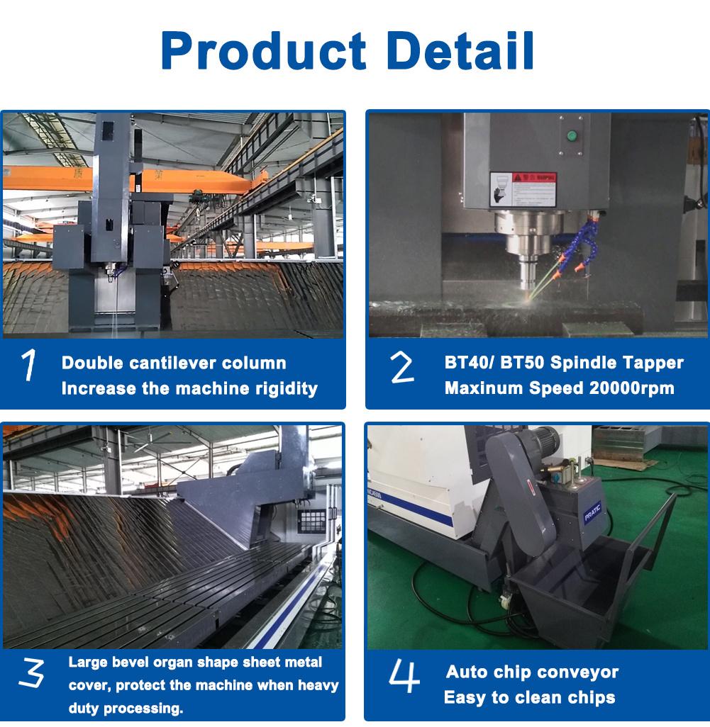 Heavy Duty Metal Processing 5 Axis CNC Machining Center