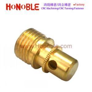 China CNC Turning/Drilling Brass Screw with Hollow on Side