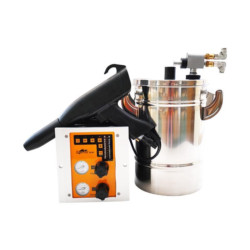 Portable Small Lab Powder Coating Machine with Hopper for Cup