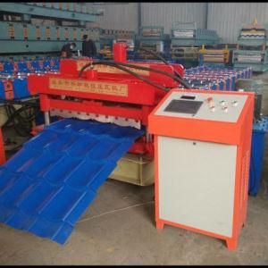 Glazed Tile Roofing Sheet Roll Forming Machine for Metal Corrugated Roof Panel