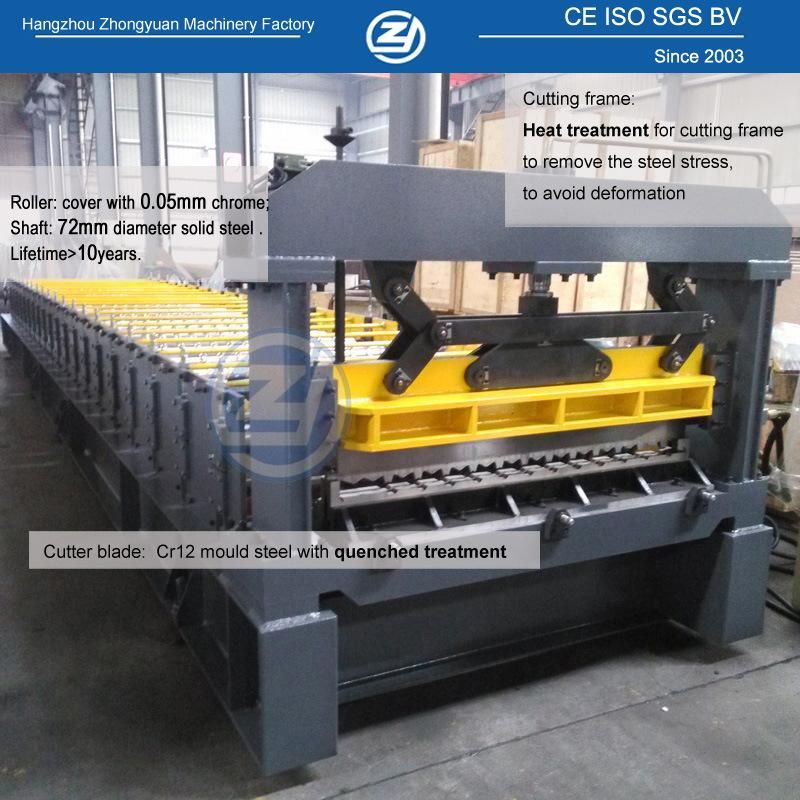 Hc45 Color Steel Metal Roof Sheet Roll Forming Machine/Metal Roofing Wall Panel Machine/Corrugated Roofing Tile Roll Forming Factory Price