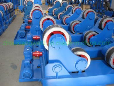 Self Aligned and Conventional Type Turning Rolls Rubber Metal Wheels