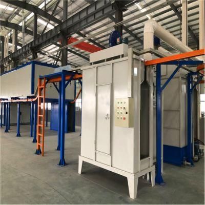 Compact Powder Coating Line with Pretreatment Cleaning for Lamp Post