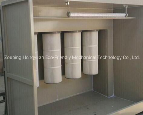 Hot Sell 2019 Manual Powder Spray Booth for Lab Use with Filters