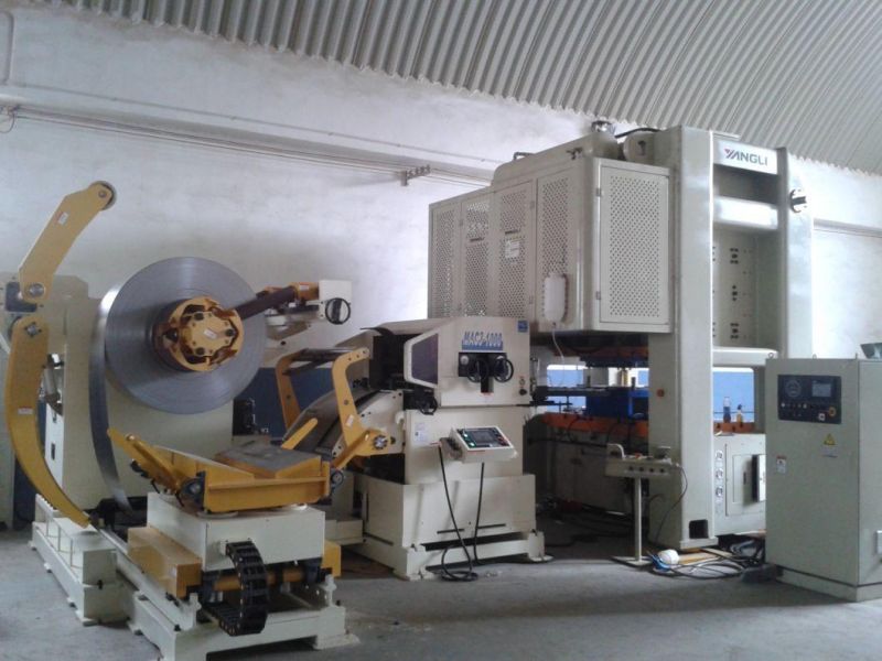 EDM Metal Machining Coil Sheet Automatic Feeder with Straightener for Press Line