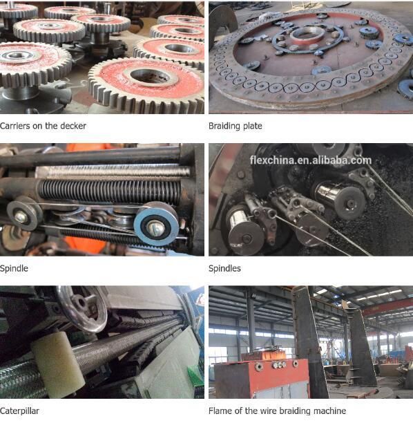 Single Decker Steel Wire Metal Hose Braiding Machine