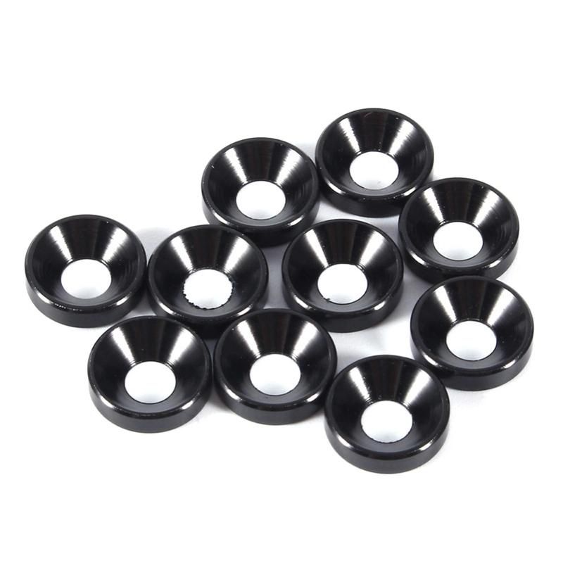 M4 Aluminum Alloy Flat Head Screw Bolt Washers Anodized Countersunk Head Washer Gasket