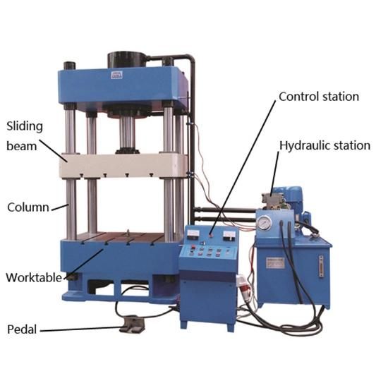 Four Column CE Approved Moulding Hydraulic Press Machine HP-250f1