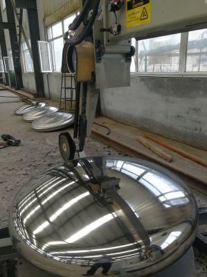 CE Certificated Vessel&Dish End Polishing and Stainless Steel Grinding Machine with CNC Controlled