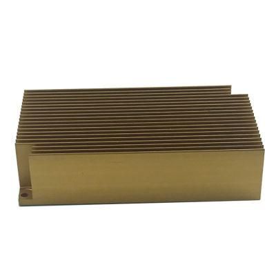 High Power Dense Fin Aluminum Heat Sink for Svg and Apf and Electronics and Radio Communications and Welding Equipment and Inverter and Power