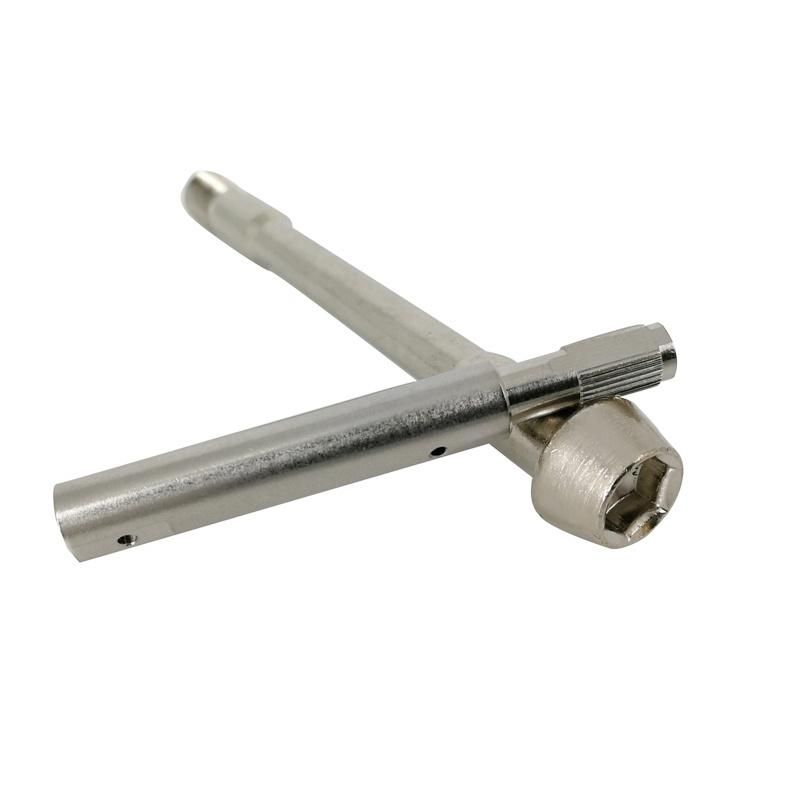 CNC Machined Steel Pedal Axle for Motorcycle with Galvanized