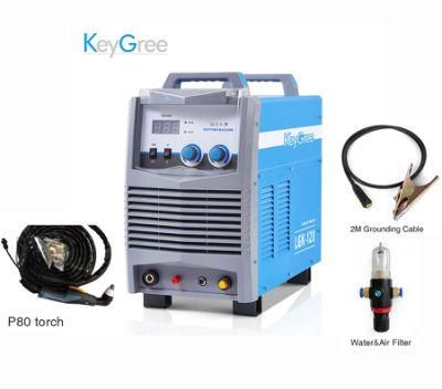 KeyGree Cut-120A 3pH 380V 220V with CNC IGBT Industry Inverter Cutting Machine Air Plasma Cutter (LGK-120)