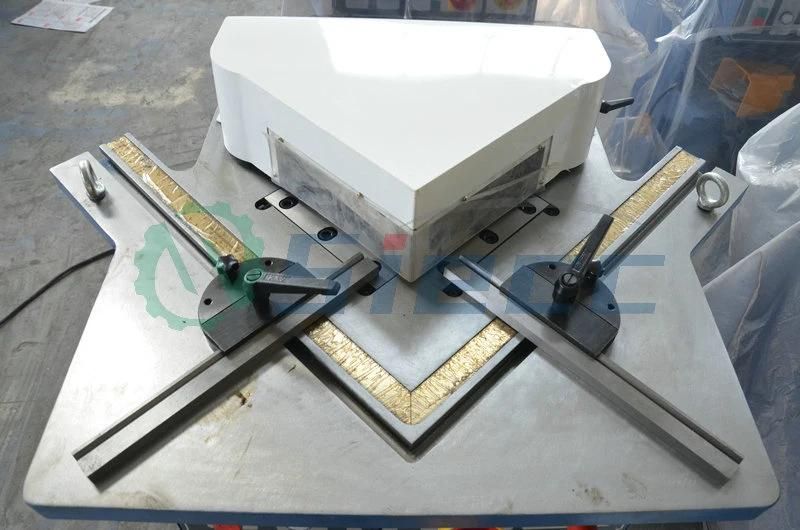 Adjustable Angle Hydraulic V Notching Machine and Stainless Steel Plate Cutting