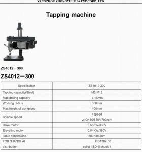 Zs4012-300 Tapping Machine