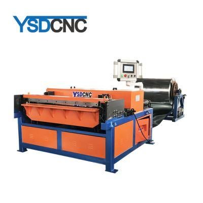 Ysdcnc Auto Duct Production Line 3 with 2 Coils Electric Decoiler Super Auto Duct Line