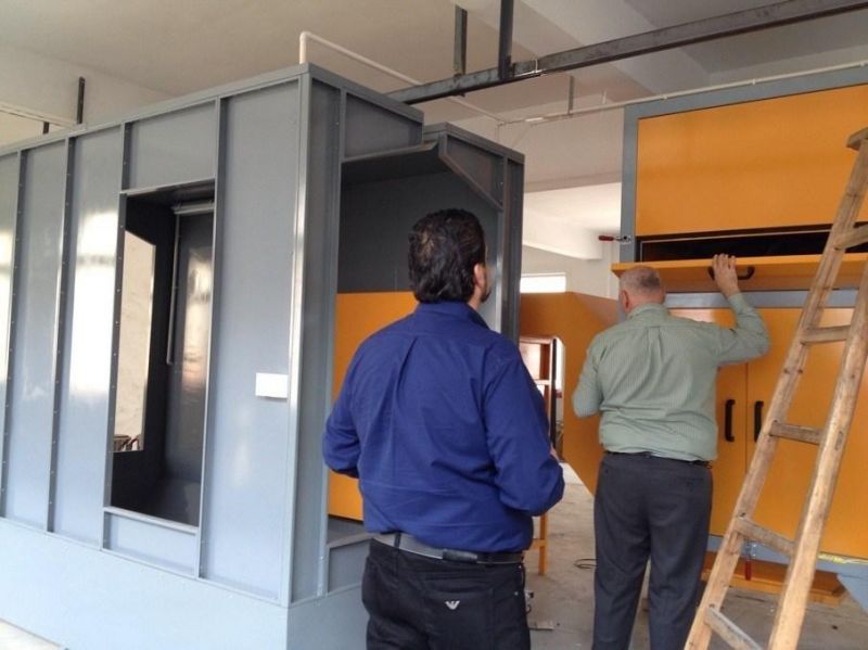 Walk-in Type Powder Coating Booth (colo-S3512)