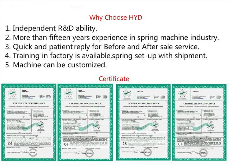 High-Efficient 8mm 16 Axes Computerized Cam-Less Spring Wire Bending Machine