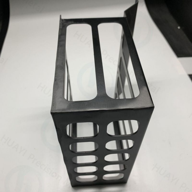 OEM Black Anodized Aluminum Sheet Metal Stamping Welding Supplier Sheet Metal Stamping Mechanical Parts