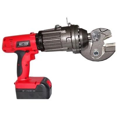 18V Cordless Rebar Cutter 16mm Cutting Machine Cordless Rebar Shear with Lithium Battery 3.6ah