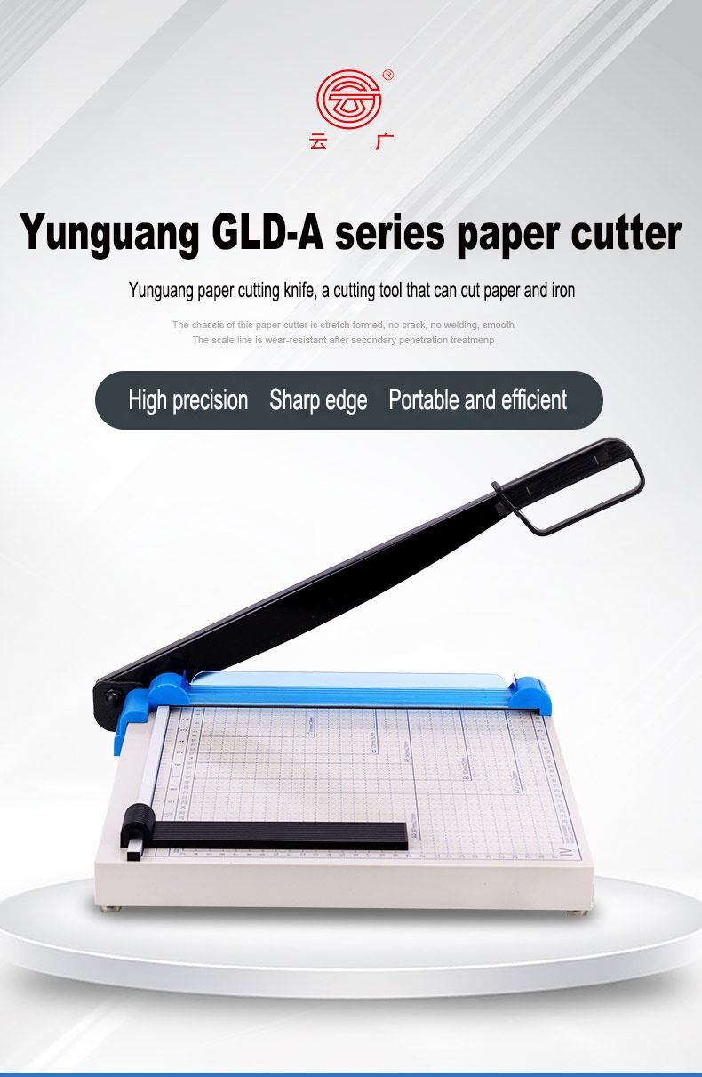 Seller Factory Plastic Sprayed Steel Manually Guillotine Paper Cutter Machine