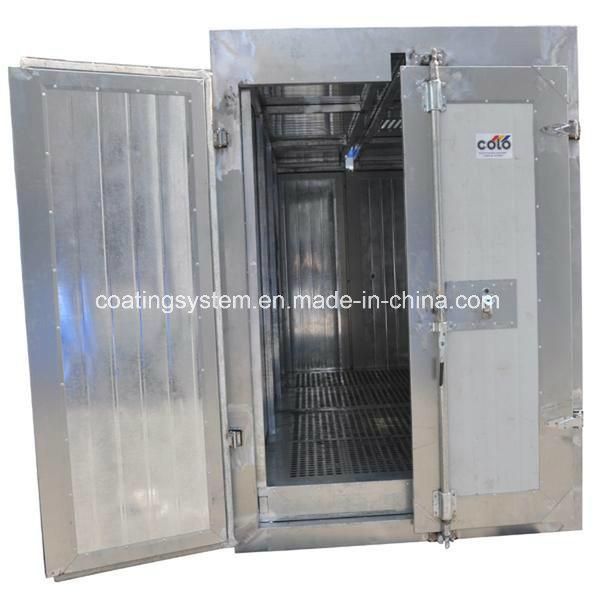 Aluminum Electrostatic Tunnel Powder Coating Curing Oven