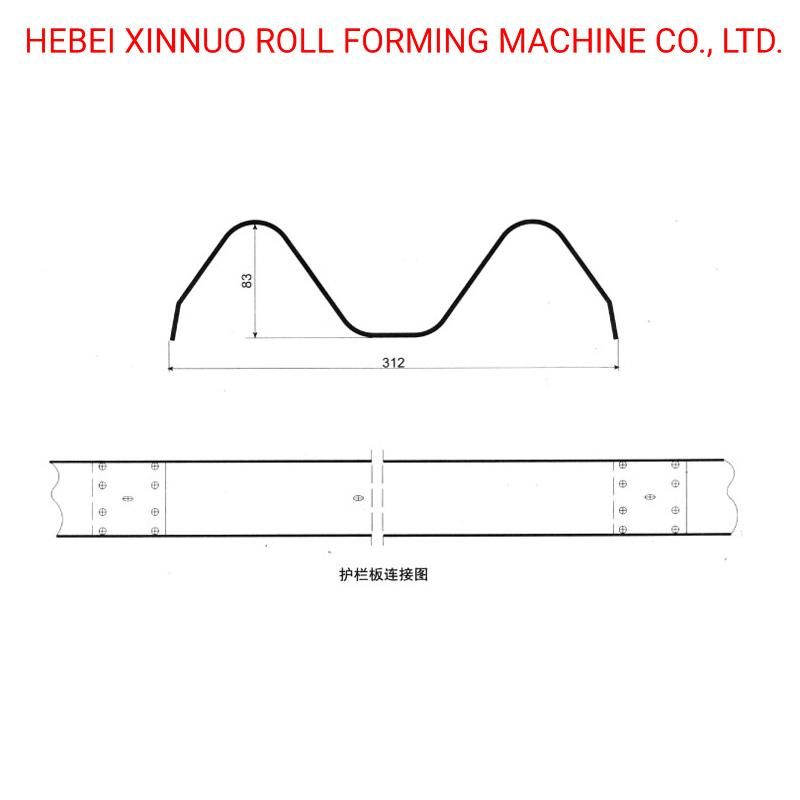 Monthly Deals Xn Highway Guardrail 2 Wave and 3 Wave Roll Forming Making Machine