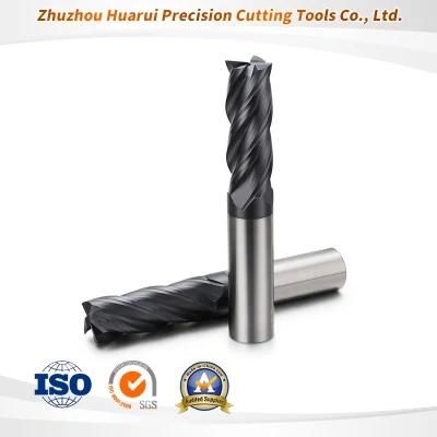 CNC Tungsten Carbide Solid Carbide D4*R0.5*10*D4*50 for Metal Milling Endmill