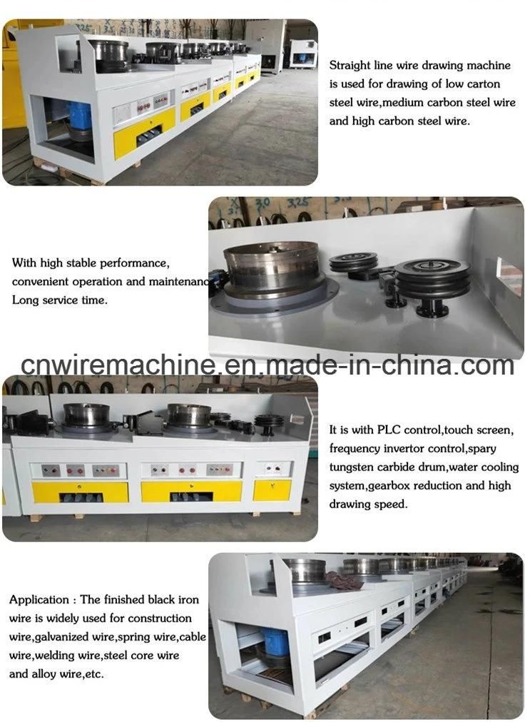 Satle Low Carbon Steel Straight Line Metal Wire Drawing Machine